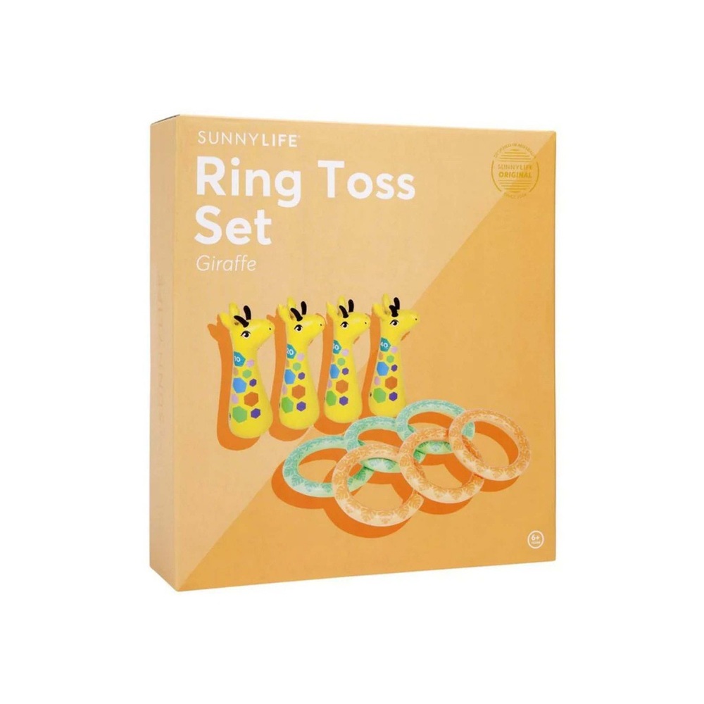 2/$40*when bundled* NWT Sunnylife Inflatable Giraffe Ring Toss Set